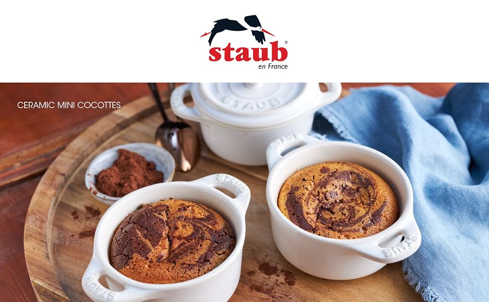 Staub, ceramic, cookware, bakeware, casserole dish, Ceramic Bakeware
