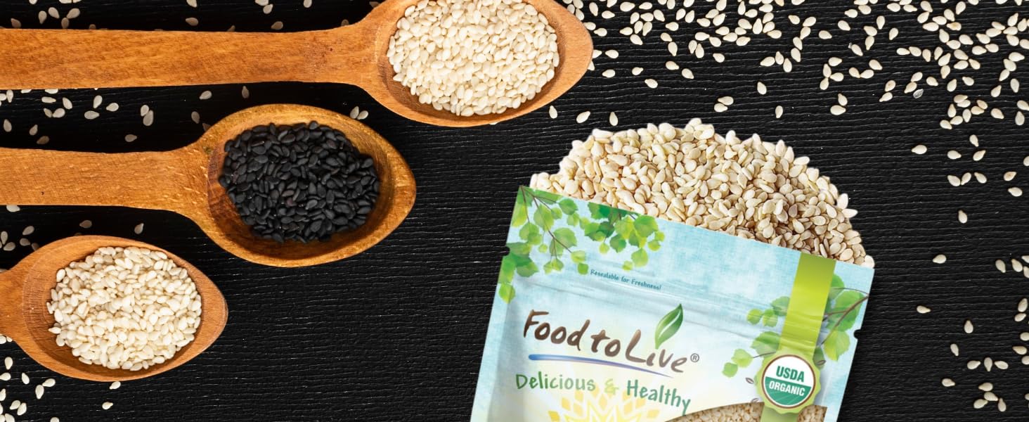 Organic Hulled Sesame Seeds