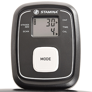 lcd monitor tracks workout metrics
