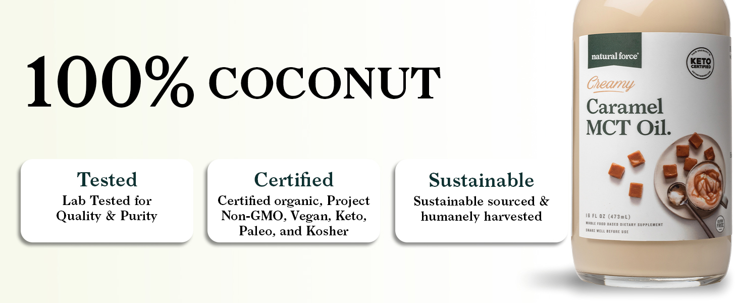 Increased energy, enhanced ketosis, brain health, supports digestion