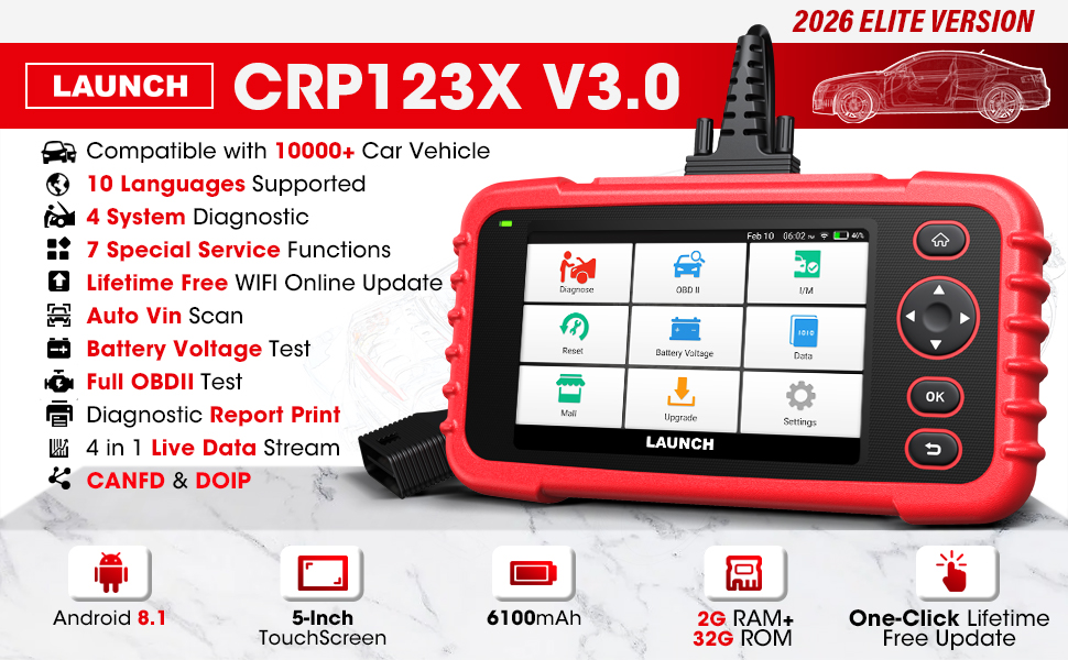 2026 Launch scanner 123X V3.0