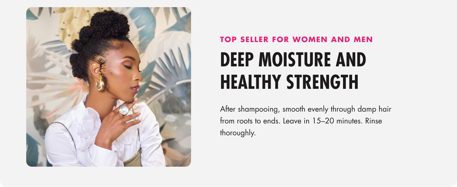 hydrating hair mask and hair treatment for moisture