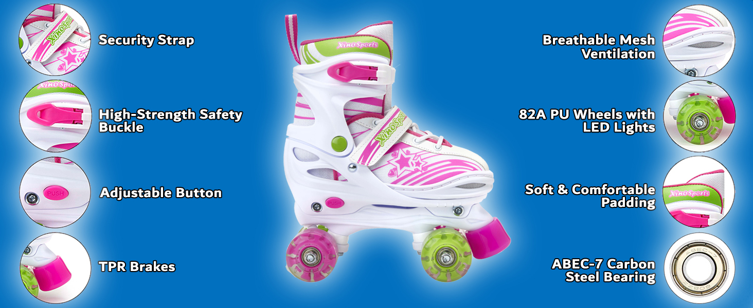 roller skates for boys kids skates boys roller skates for girls skates for kids ages 6-12