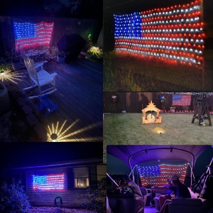 light up flag lights