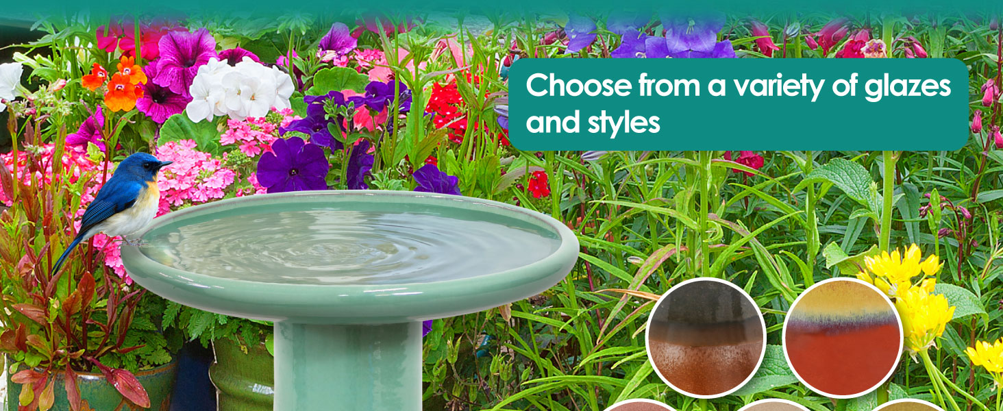 Choose from a variety of glazes and styles