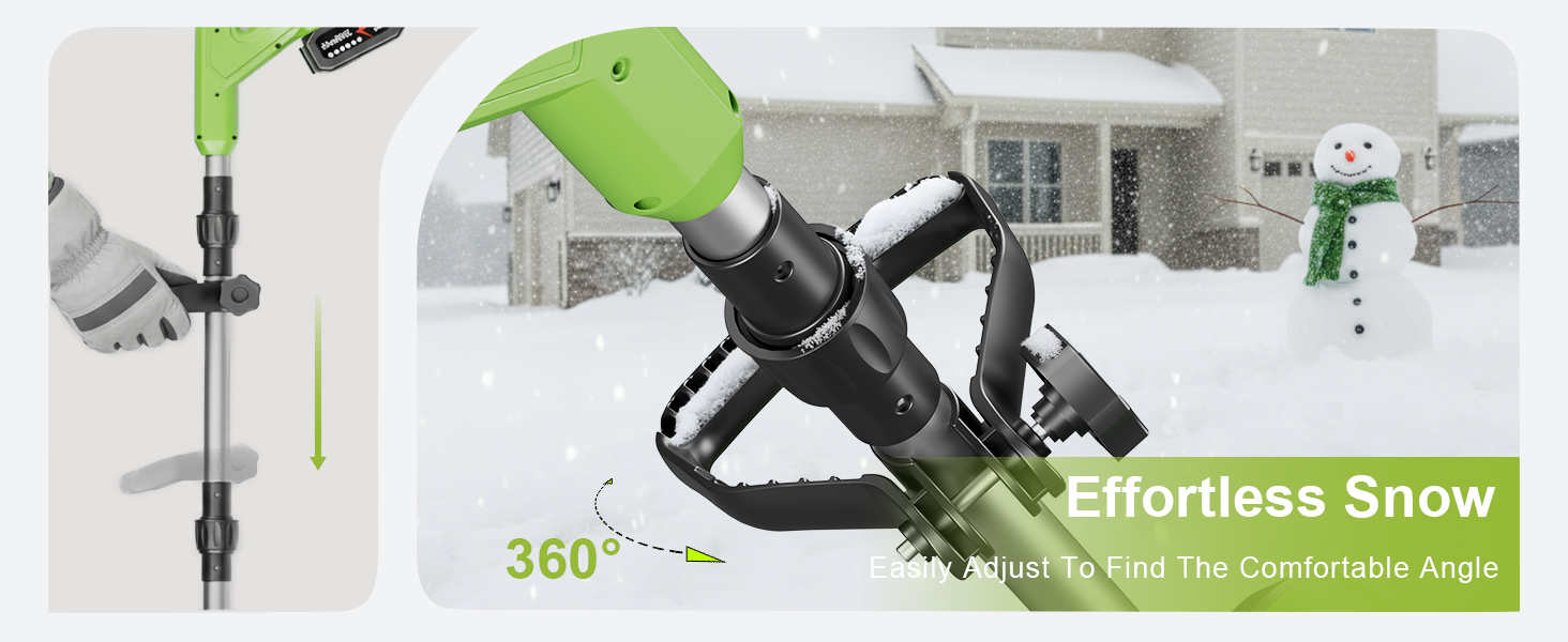 DEGGE Cordless Snow Shovel