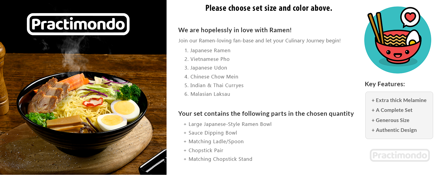 Ramen Bowl Set
