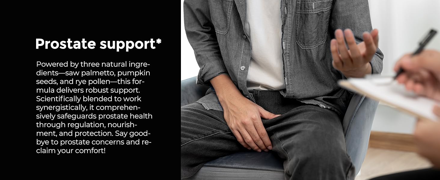 Saw Palmetto for Men Prostate Health Supplement