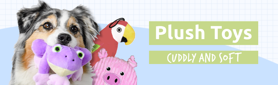 Pet Qwerks Plush Toys