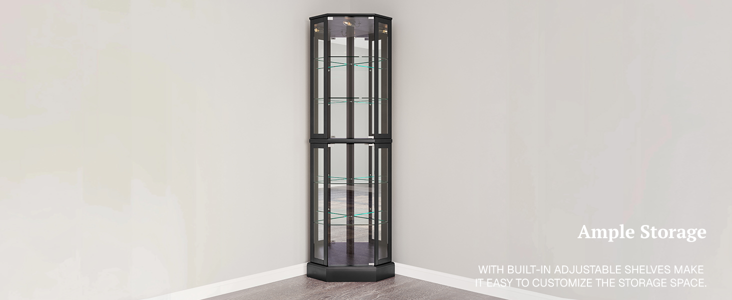 Belleze Curio Cabinet