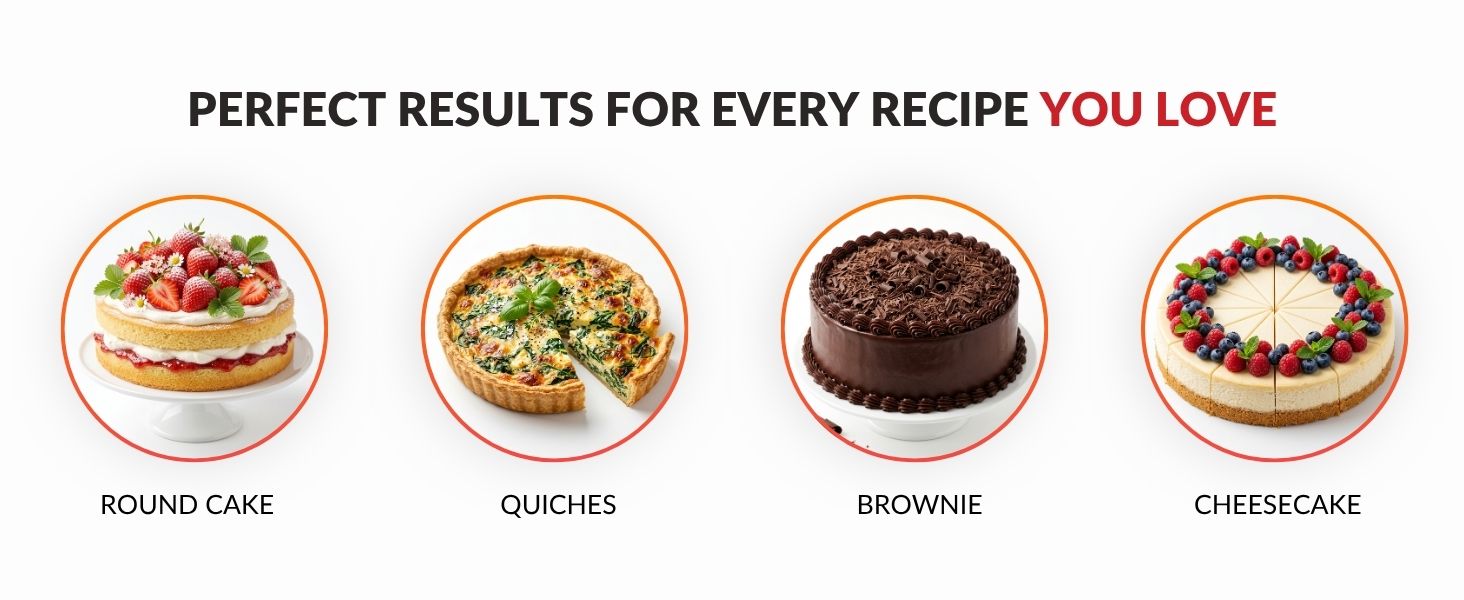 Designed to support even baking results across a variety of recipes.