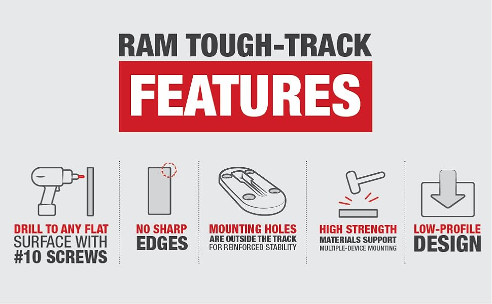 RAM Tough-Track Features