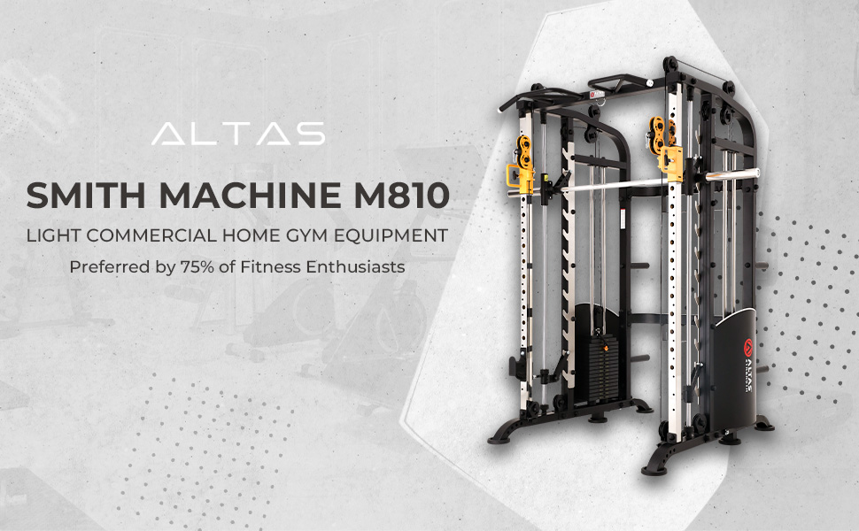 Altas Strength Home Gym Smith Machine M810