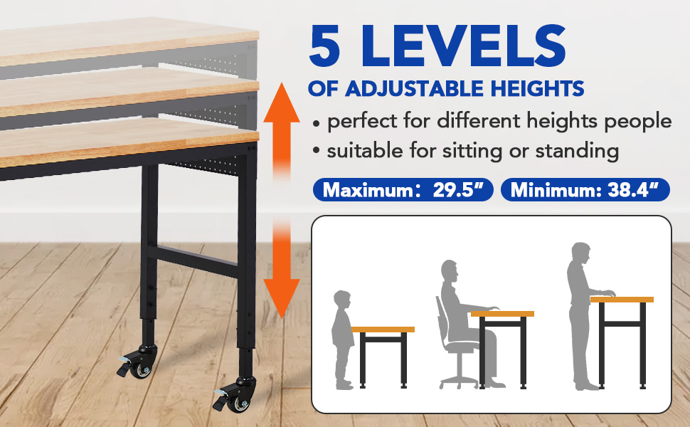 Adjustable Workbench