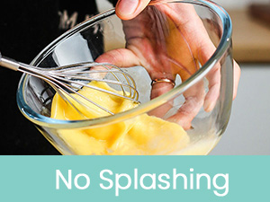 glass mixing bowls with lids set
