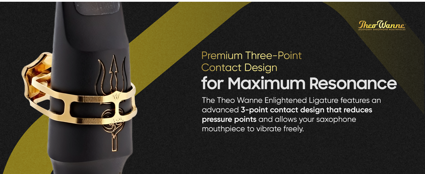 AMBIKA IV 24K Gold Plated Saxophone Mouthpiece