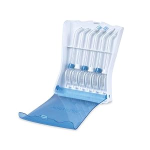 Waterpik Water Flosser Tip Storage Case with 6 Genuine Waterpik Replacement Tips