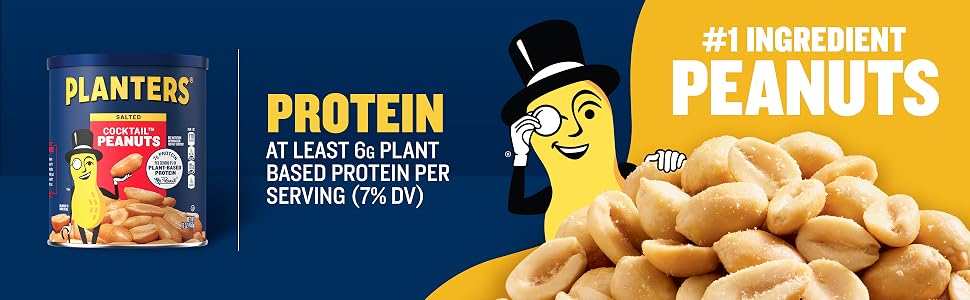 #1 Ingredient Peanuts 6g protein