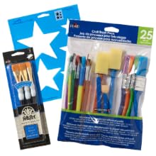 brushes and stencils