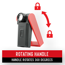 swinging handle