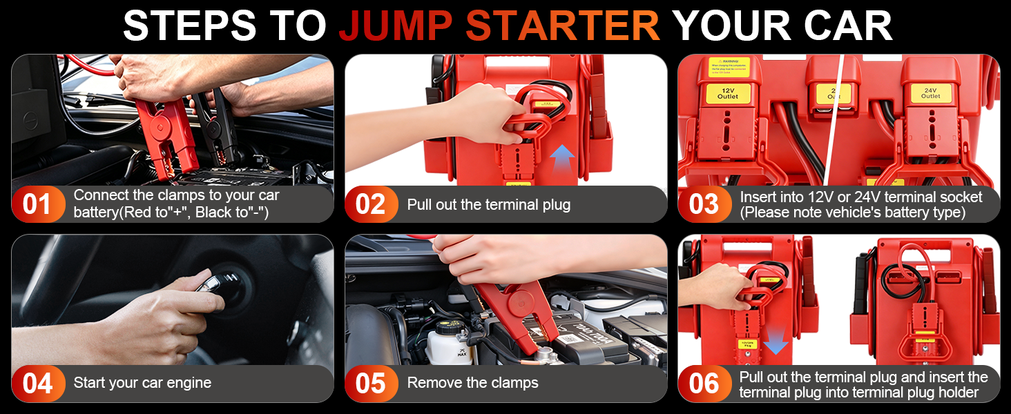 24V jump starter