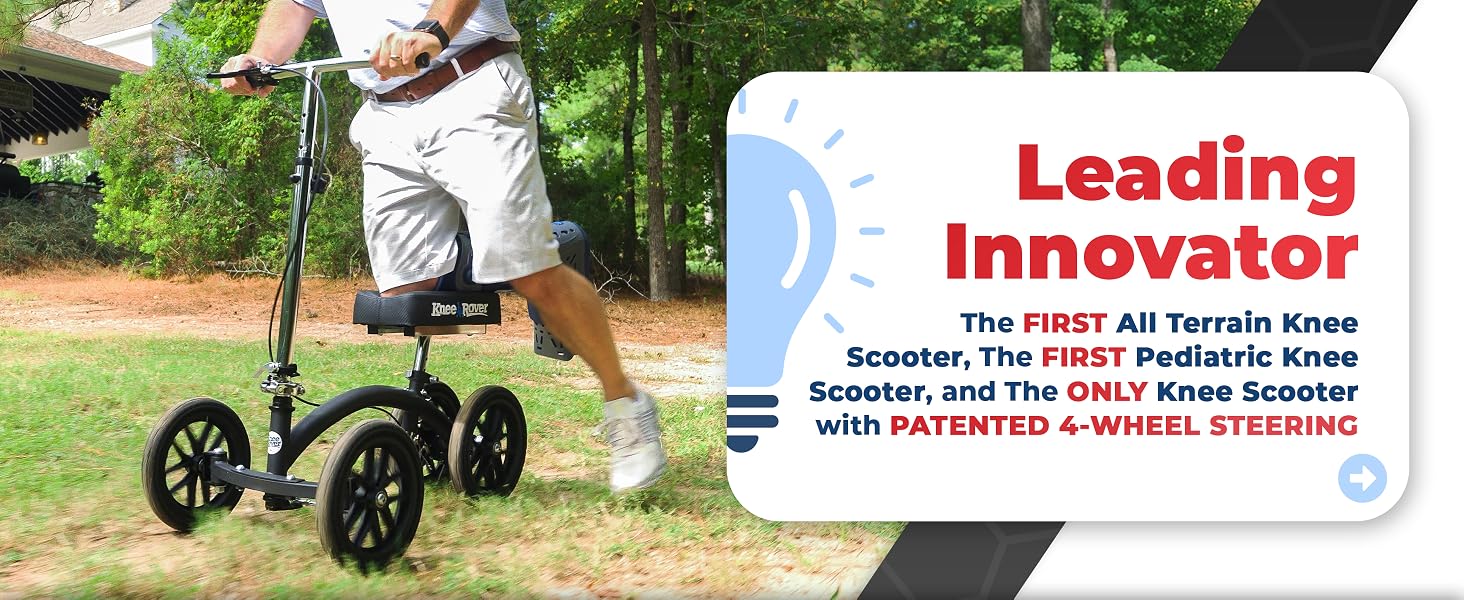 Leg scooter kneeling injury lightweight strong support light weight folding foldable compact design
