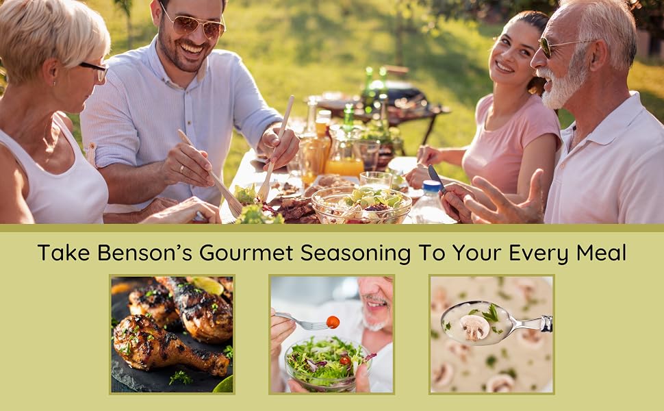 bensons table tasty salt substitute gourmet seasoning gluten free popcorn no sodium no potassium