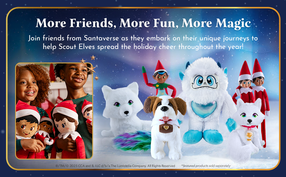 santaverse elf on the shelf yeti noorah pets props