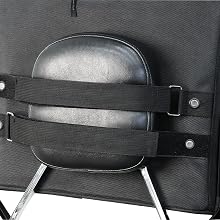 Thick Hook and Loop Straps Fasten To Backrest