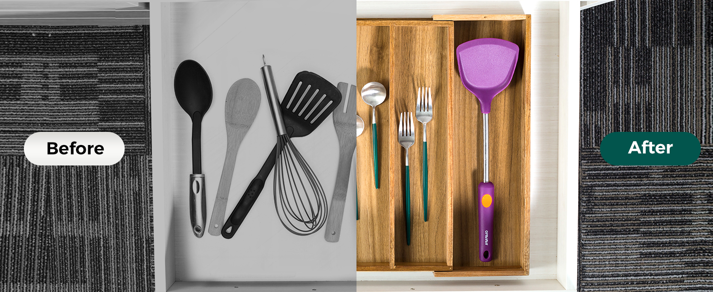 silverware drawer organizer