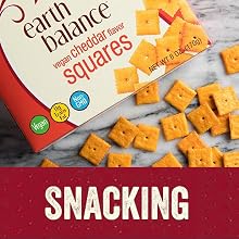 Earth Balance vegan snacks are dairy free