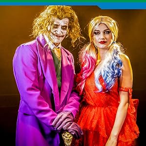 Joker and Harley Quinn Adult Costume Halloween