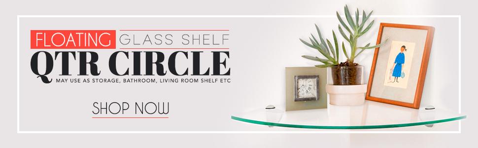 Floating Glass Shelf