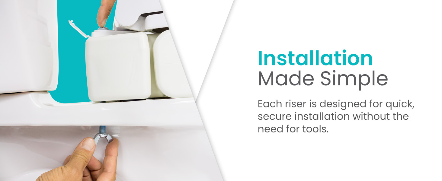 adjustable raised toilet hinged raised toilet seat riser round standard toilet simple installation