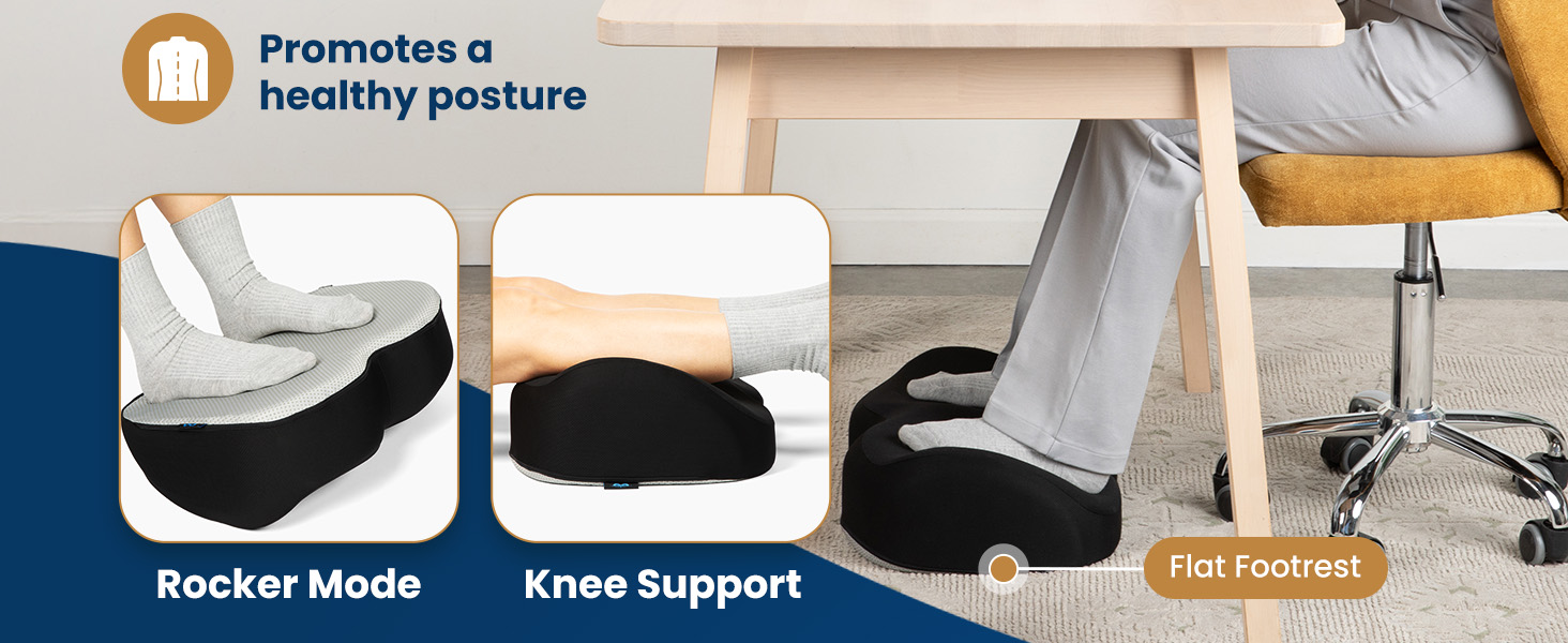 Adjustable Cloud Foot Rest for Under Desk