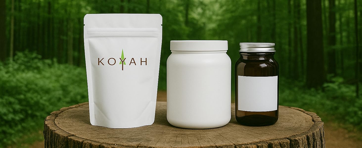 Pouch vs Plastic Jar vs Glass Jar - Powders