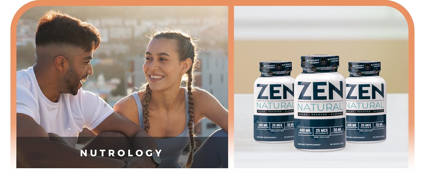 Nutrology TRIPACT Protein Powder Grass Fed Whey Protein Powder and Nutrology Zen Natural Magnesium