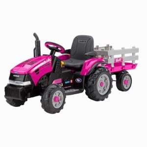 peg perego toys for child - case ih magnum tractor with trailer