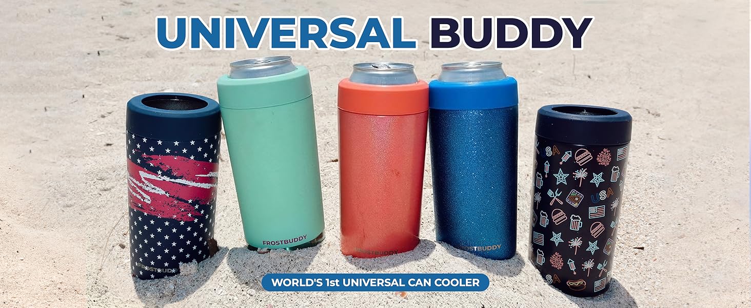 universal buddy 2.0 can cooler coozie koozy coozy beer holder can insulator colster beverage holder