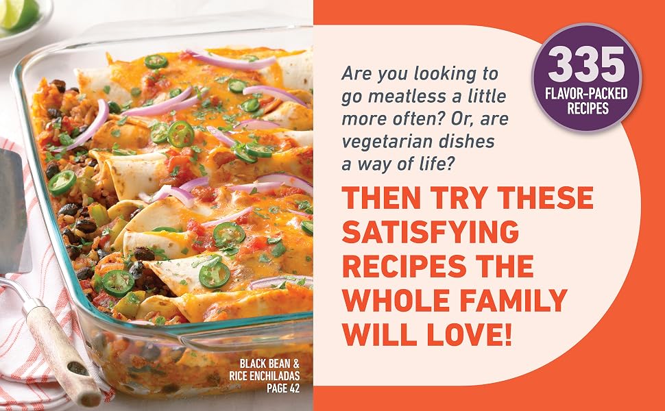 335 meatless flavor-packed recipes the whole family will love!