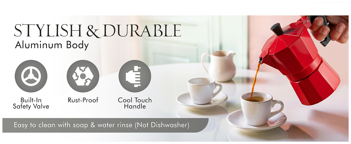 Stylish &amp;amp; Durable italian coffee maker