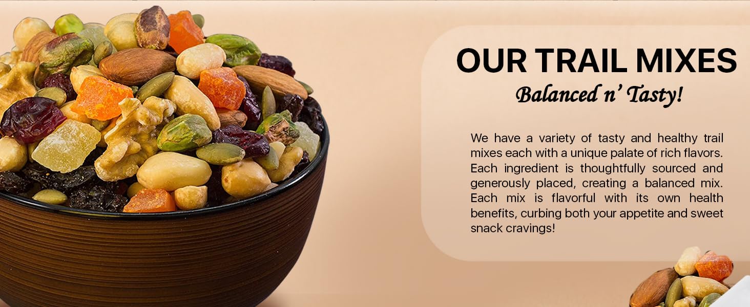 Premium Orchard variety of tasty and healthy trail mixes