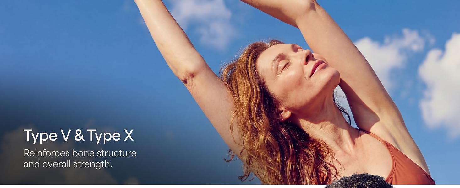 Type V &amp;amp;amp; X collagen – reinforces bone structure and overall strength in women.