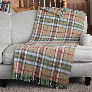 this long-lasting blanket is perfect for cuddling up in! Merino wool comes from merino sheep