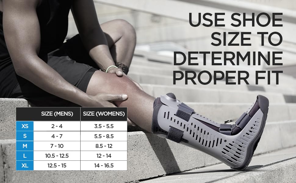 Ossur Rebound Air Walker Boot with Compression Adjustable Comfortable Straps