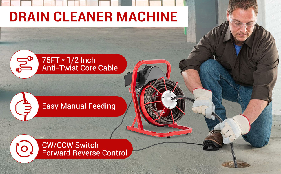 Drain Cleaner Machine