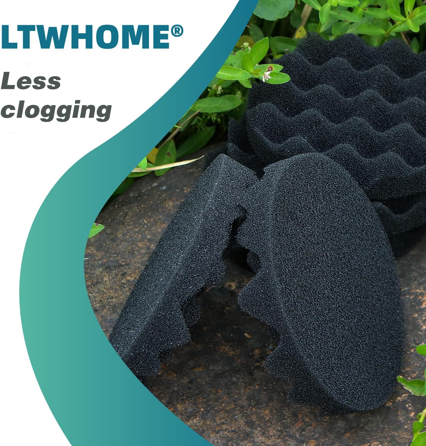 Bio-Foam Filter Pads Fit for Fluval FX5 / FX6 Filters (Pack of 6)