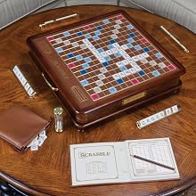 Scrabble Luxury on Table