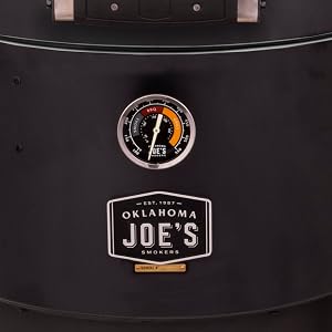 temp;gauge;highlander;bronco;joe's;joe;okj;stainless;steel;heavy;large;oversize;over;size;black
