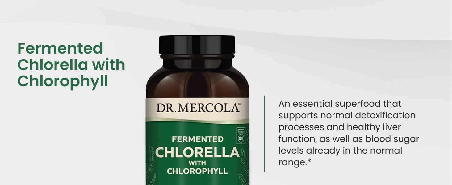 Fermented Chlorella with Chlorophyll